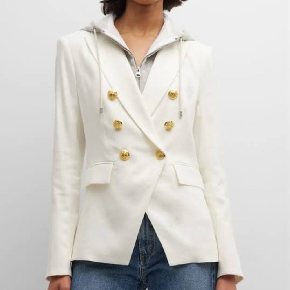 Veronica Beard Off white linen blazer size 14